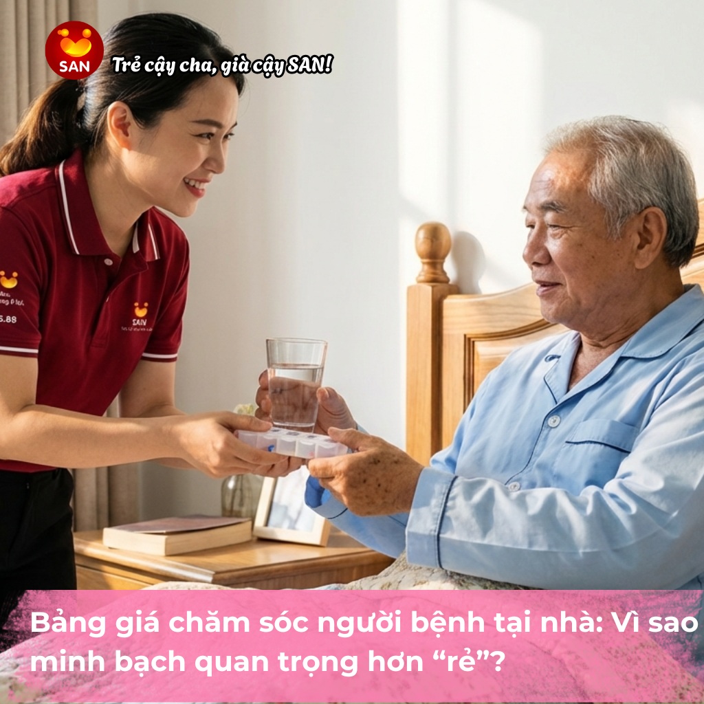 Bảng giá chăm sóc người bệnh tại nhà