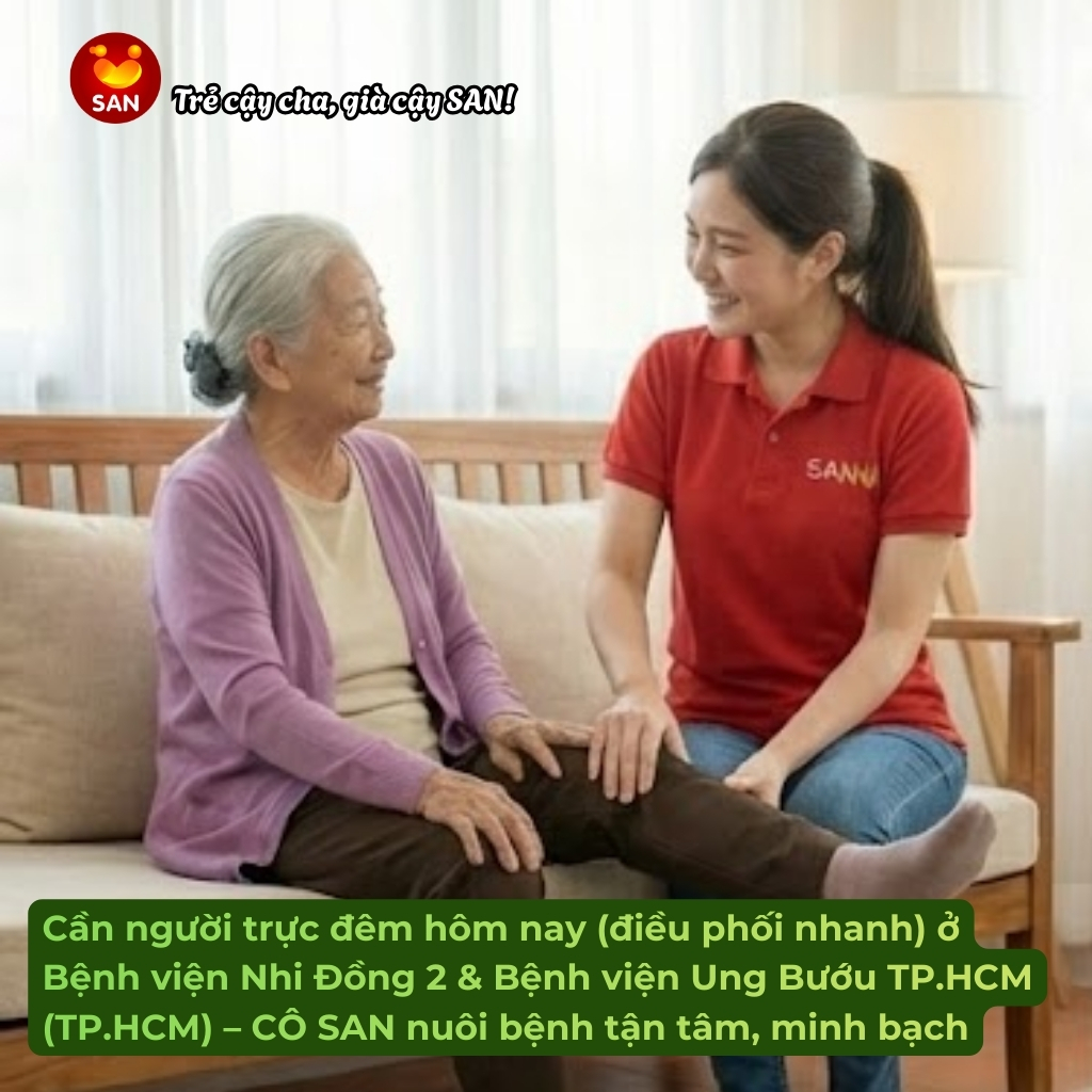 cần tìm người chăm bệnh ca ngày ca đêm tại bệnh viện