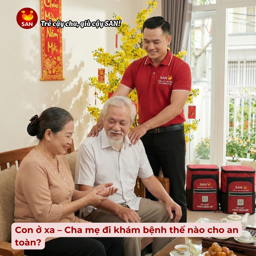 Tìm gấp người đưa cụ đi khám tại HCM