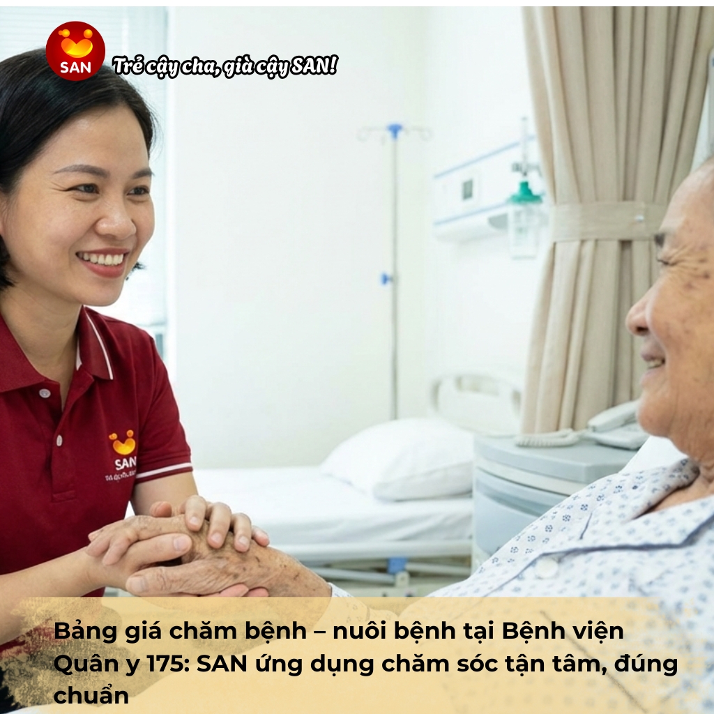 Bảng giá chăm bệnh nuôi bệnh Bệnh viện Quân y 175