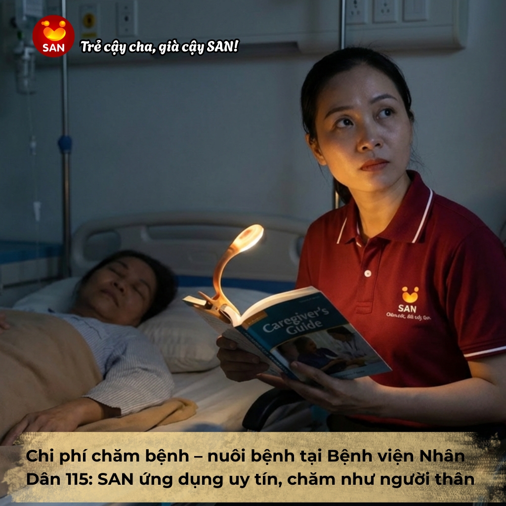 Chi phí chăm bệnh tại Bệnh viện Nhân Dân 115