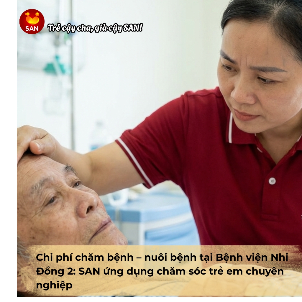 Chi phí chăm bệnh nuôi bệnh Nhi Đồng 2