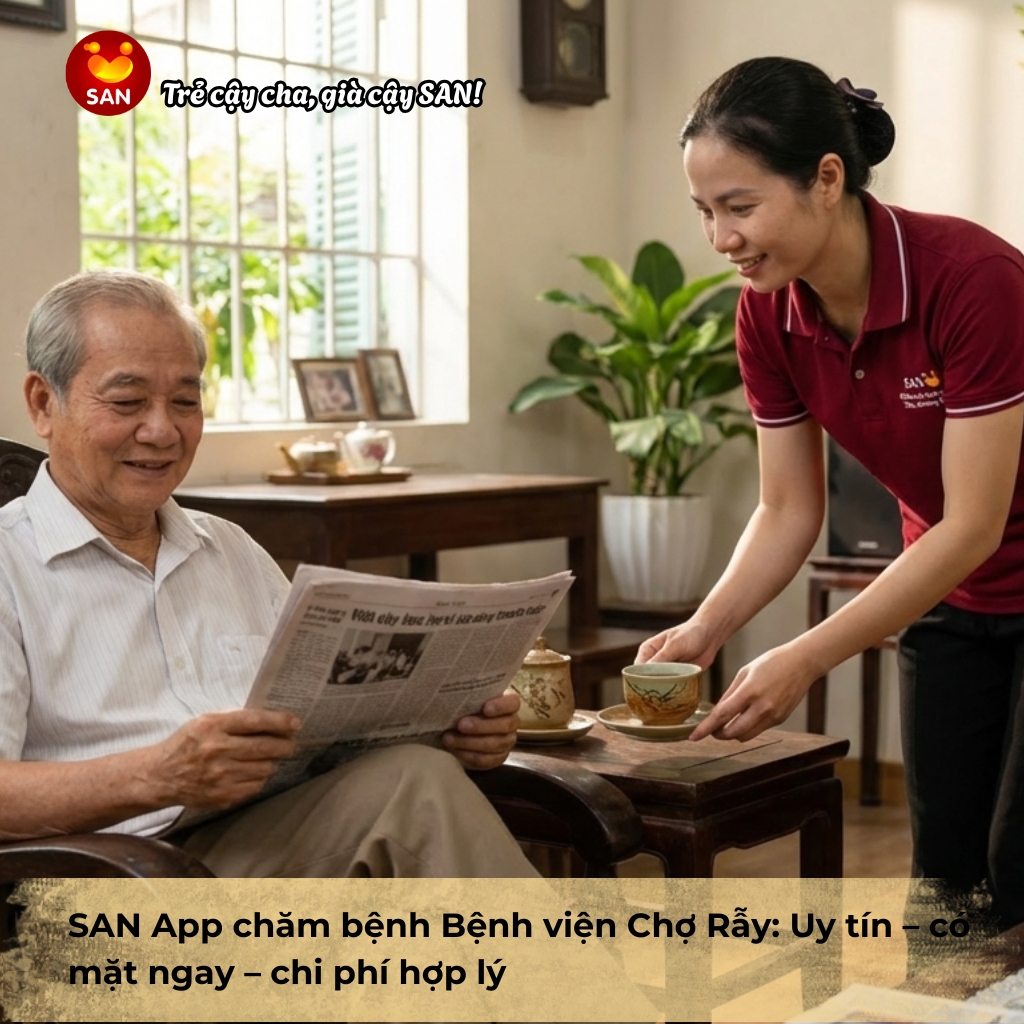 SAN App chăm bệnh Bệnh viện Chợ Rẫy