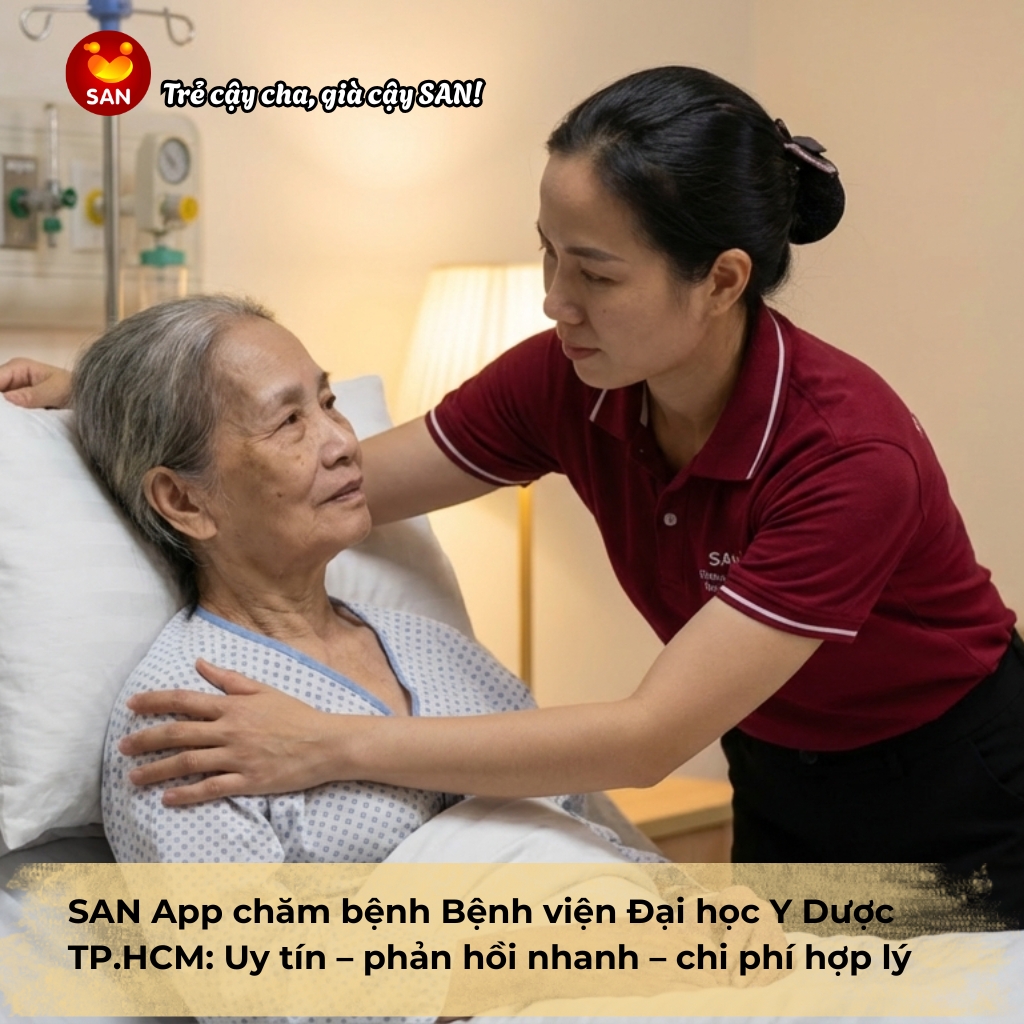 SAN App chăm bệnh Bệnh viện Đại học Y Dược