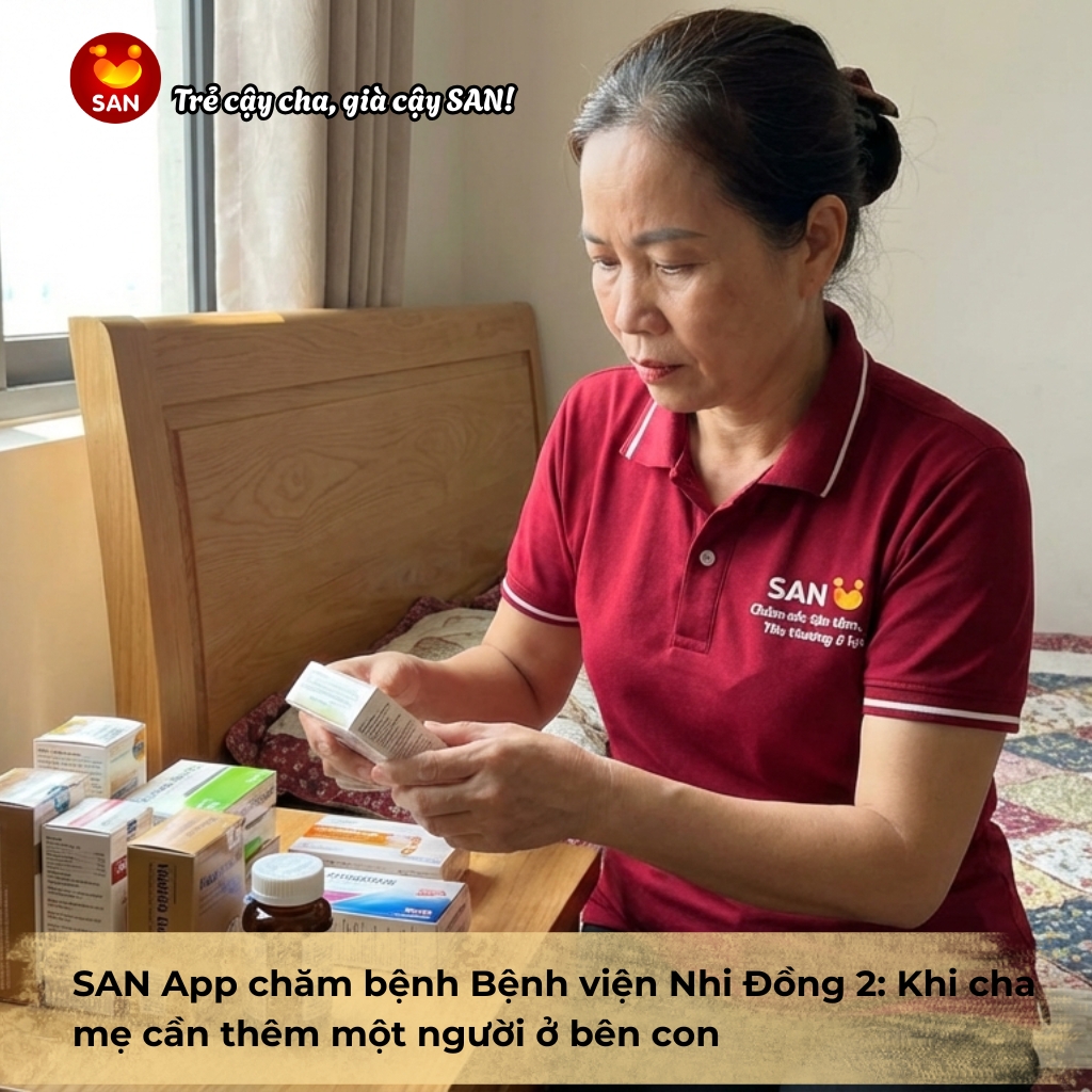 Chăm bệnh nhi Bệnh viện Nhi Đồng 1