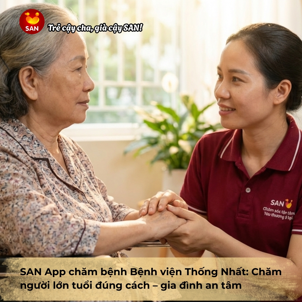 SAN App chăm bệnh Bệnh viện Thống Nhất