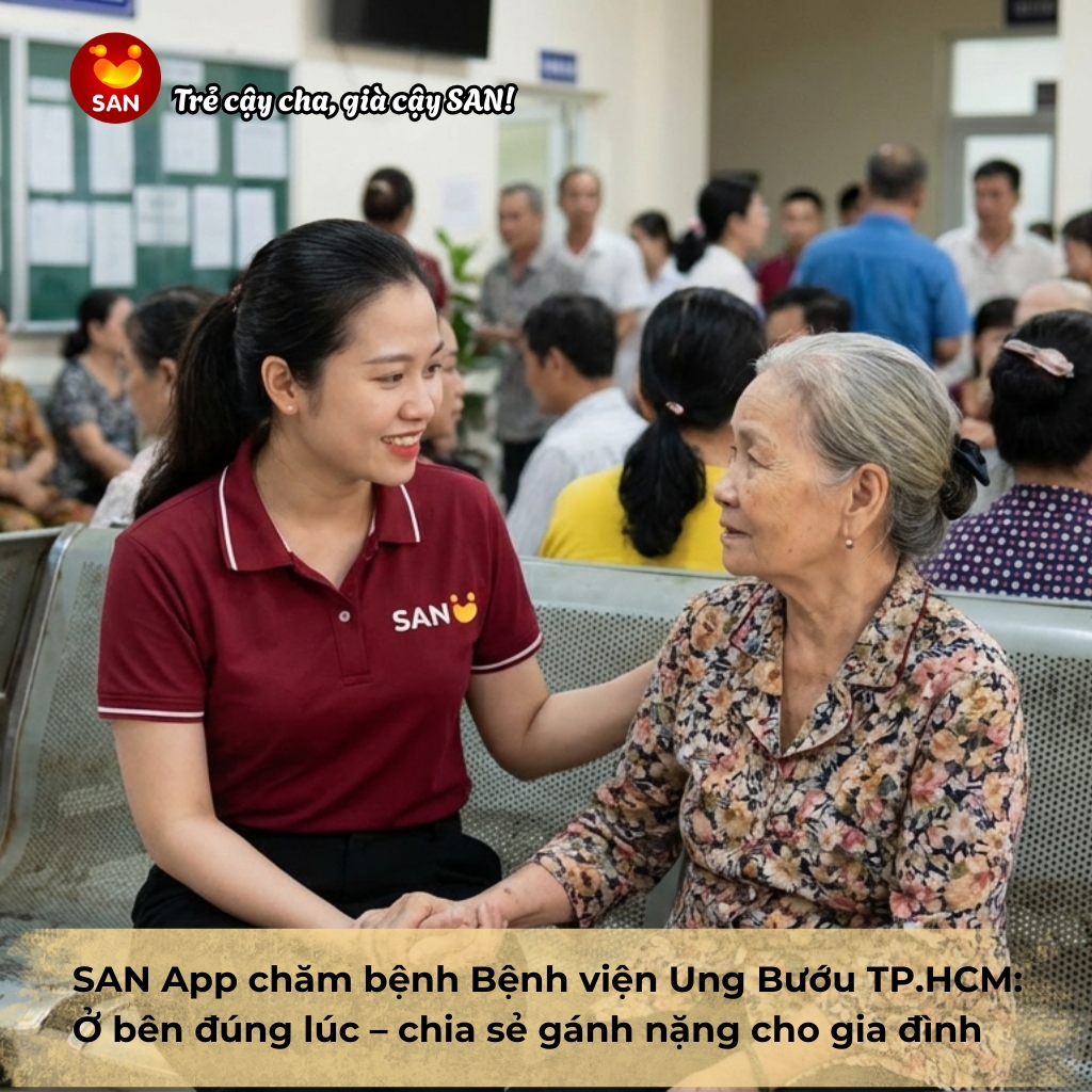 app chăm bệnh Bệnh viện Ung Bướu TP.HCM